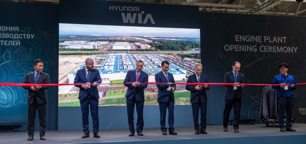 Hyundai WIA открывает завод двигателей в Санкт-Петербурге